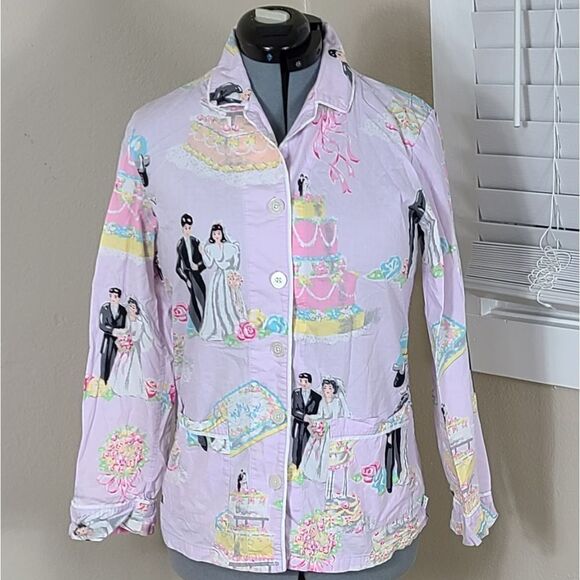 Nick & Nora Wedding Pajamas 1990's Y2k 2000's - Picture 2 of 15